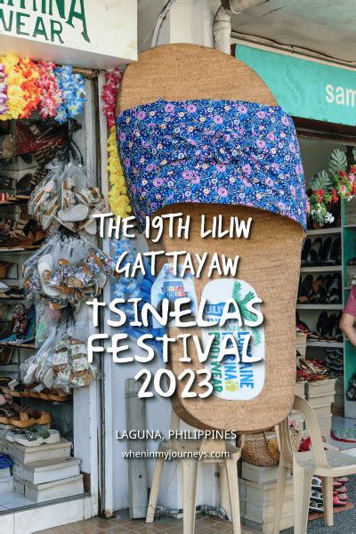 Laguna: Liliw Gat Tayaw Tsinelas Festival 2023.